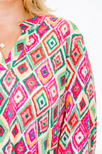 Imagine That Top, Pink Multi