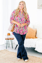 Imagine That Top, Pink Multi