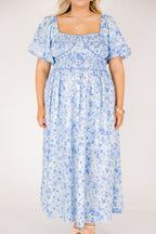 In A Blink Of The Eye Dress, Blue