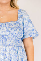 In A Blink Of The Eye Dress, Blue