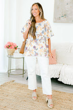 In A Country Song Top, Mango Butterfly