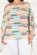 In Between The Lines Top, Multi Stripe