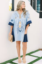 In My Favor Dress, Blue
