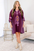 In My Favor Dress, Plum