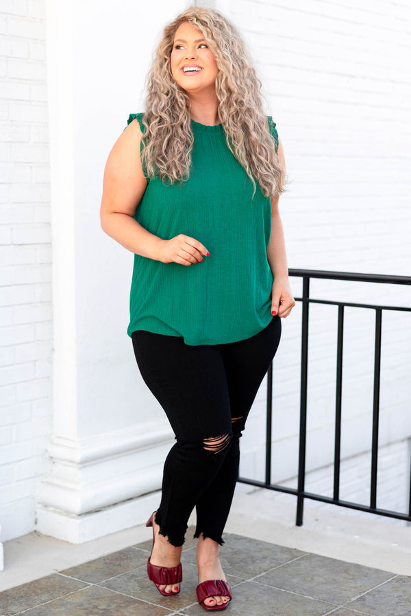 In My Favor Top, Teal