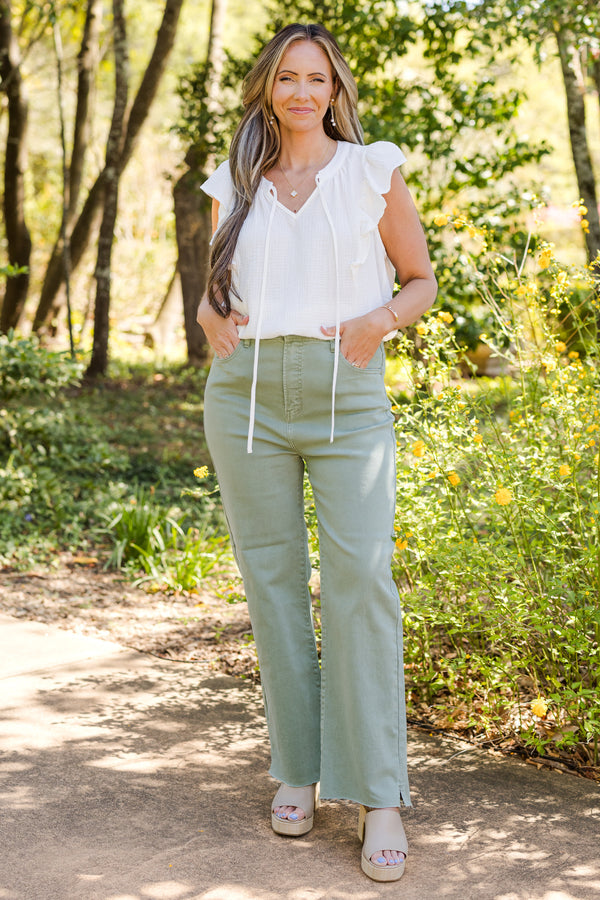 In My Own Way Jeans, Olive