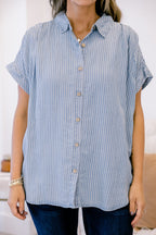In Or Out Top, Chambray
