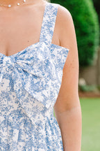 In The Long Run Dress, Blue
