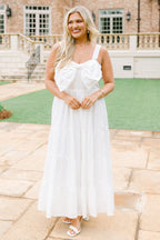 In The Long Run Dress, White