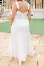 In The Long Run Dress, White