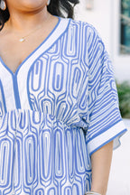 In The Salty Air Dress, Blue