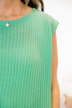 In Vacay Mode Top, Mint
