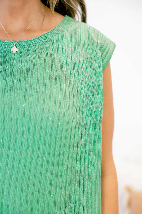 In Vacay Mode Top, Mint