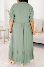 In Your Happy Place Kleid, Salbei