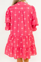 Infinite Allure Dress, Pink Bow