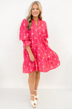 Infinite Allure Dress, Pink Bow