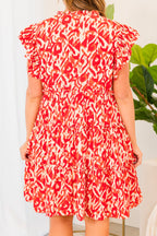 Instinctive Impression Dress, Red