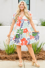 Into Paradise Dress, White