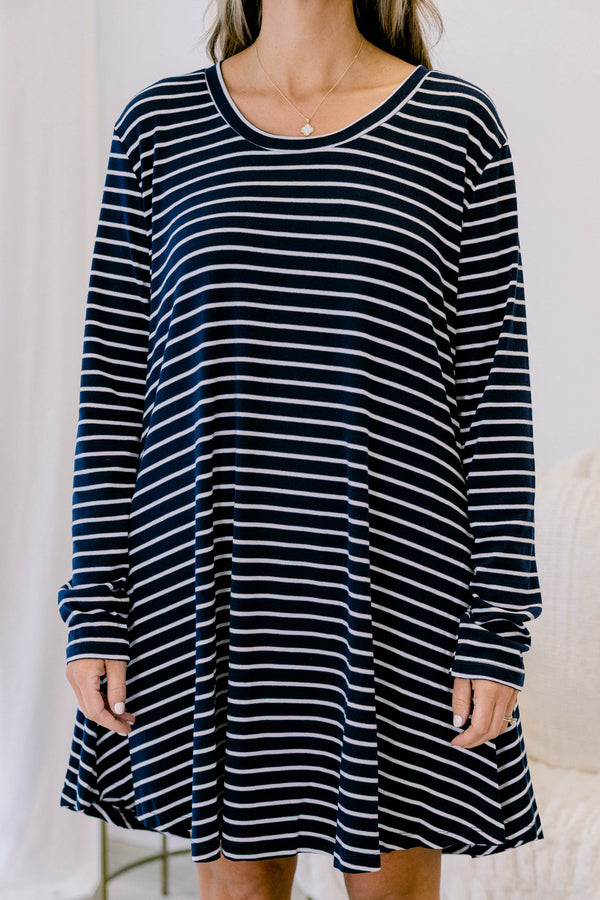 Into The Rhythm Dress, Navy
