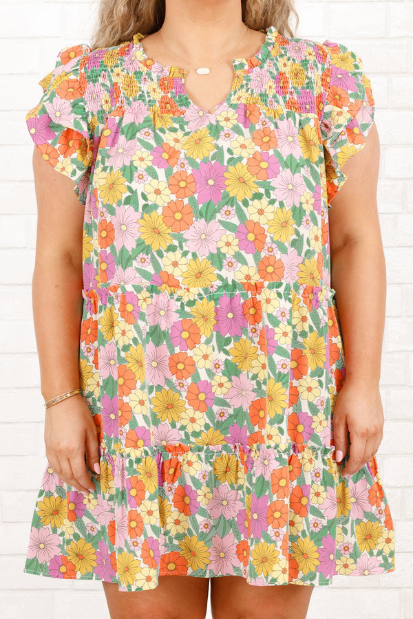 Is This Really Love Dress, Pink Mix