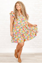Is This Really Love Dress, Pink Mix
