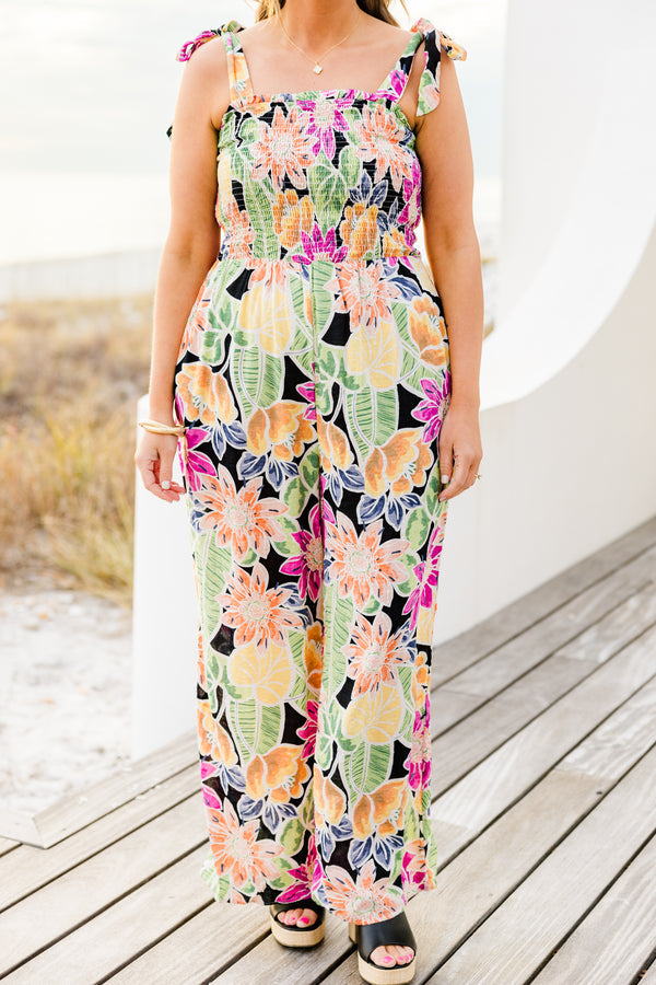 Jumpsuit „Insel-Reiz“, Schwarz