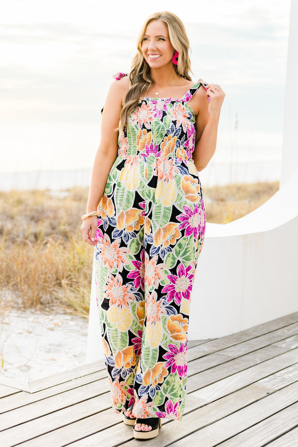 Jumpsuit „Insel-Reiz“, Schwarz