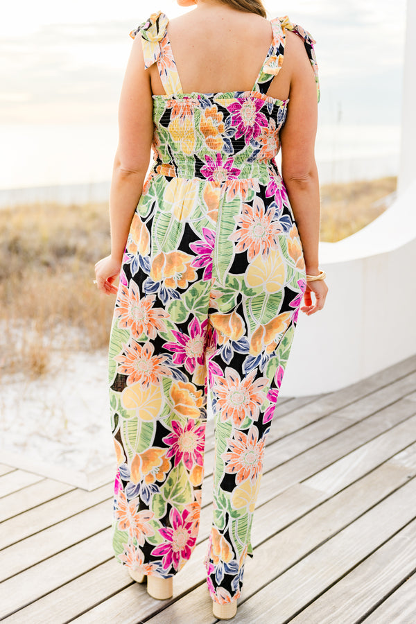 Jumpsuit „Insel-Reiz“, Schwarz