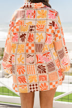 Inseltag-Top, Orange