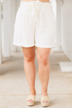 Island of Love Shorts, Cream