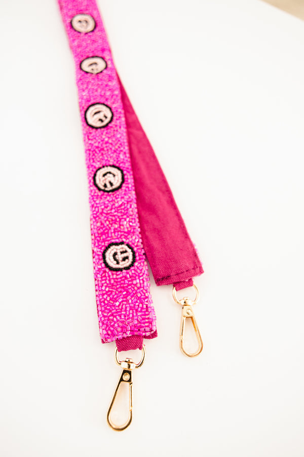 It's All Smiles Perlenarmband, Rosa