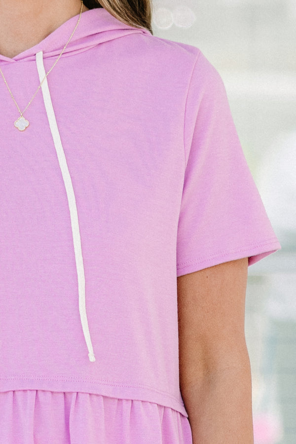I Would Rather Hoodie, Dusty Purple