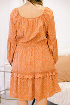 Journey Any Way Dress, Rust