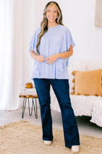 Joy And Jasmine Top, Blue