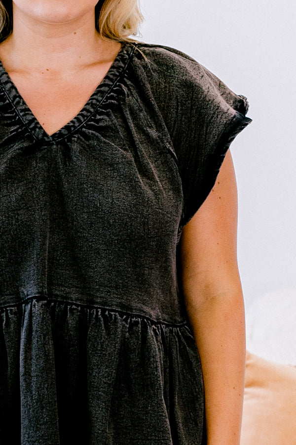 Joy of Simplicity Kleid, Schwarz