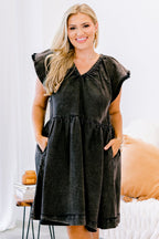 Joy of Simplicity Kleid, Schwarz