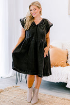 Joy of Simplicity Kleid, Schwarz