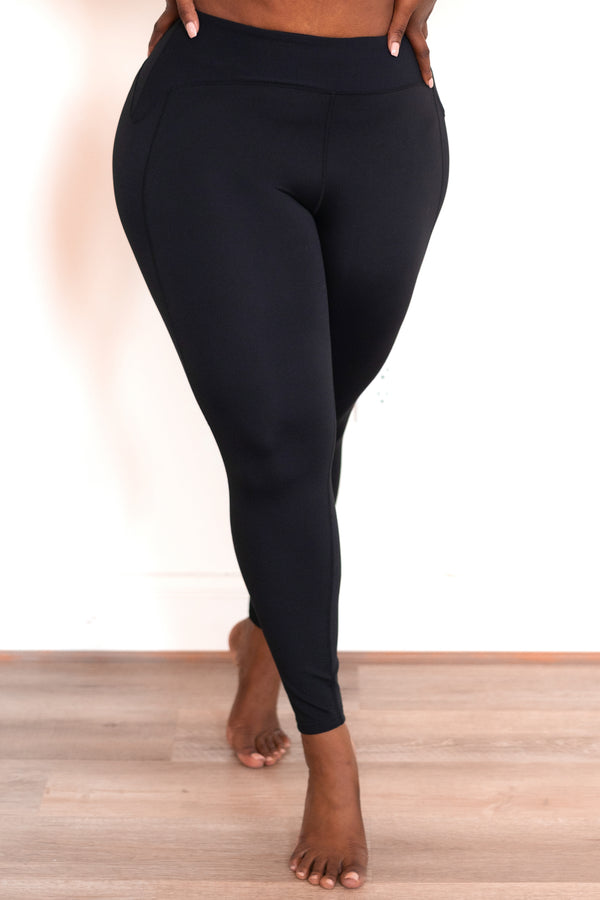 Jump With Me Leggings, Schwarz