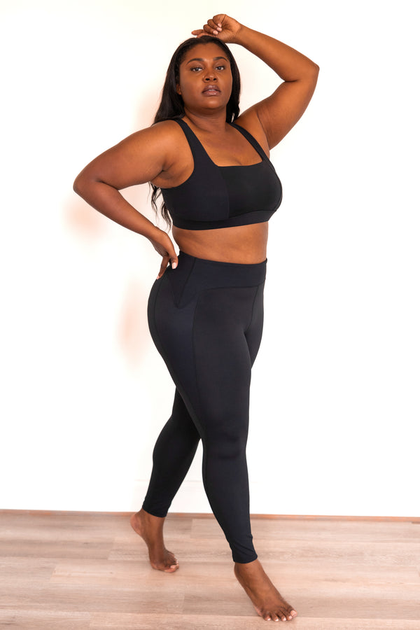 Jump With Me Leggings, Schwarz