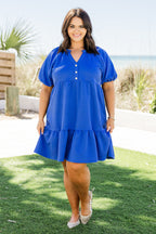 Juniper Dreams Dress, Cobalt