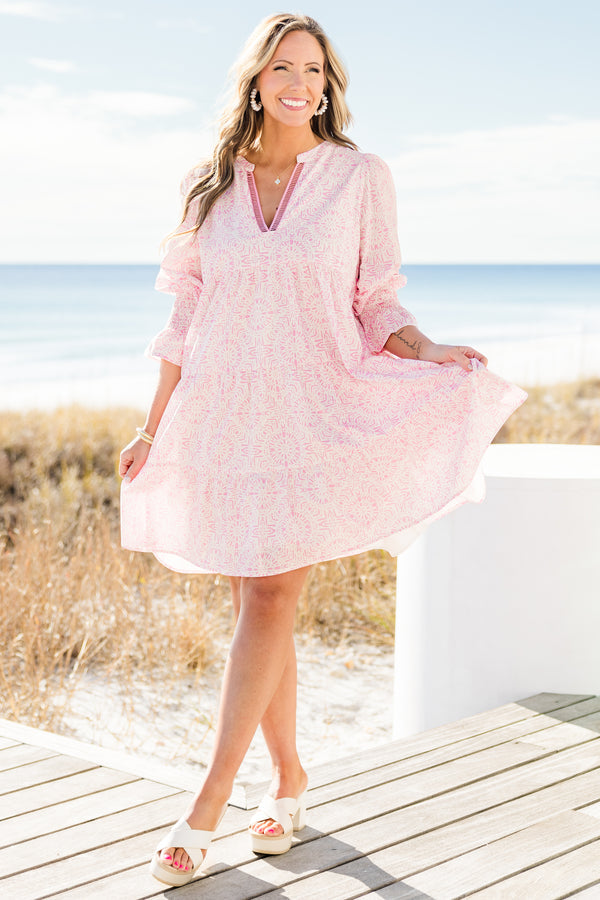 Just Being Me Dress, Pink