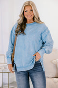 Just For Fun Sweatshirt, Deep Sky