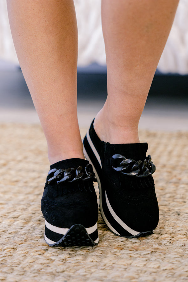 Just Got Back Sneakers, Black