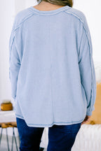 Just Move Along Top, Blue Grey