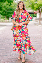 Kleid "Just Takes Time", Rostrot