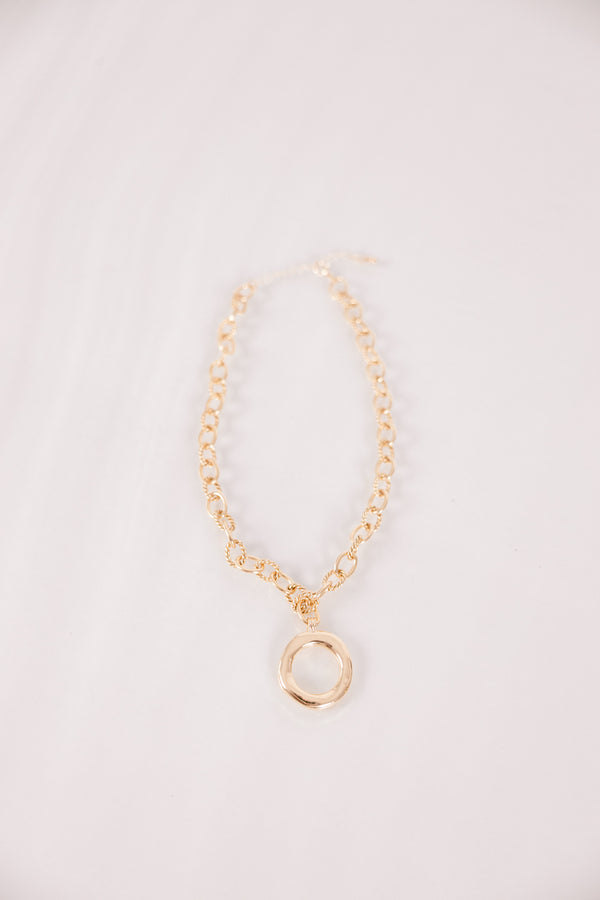 Keep It Warm Necklace, Gold