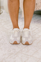 Keep Walking Sneakers, Gold
