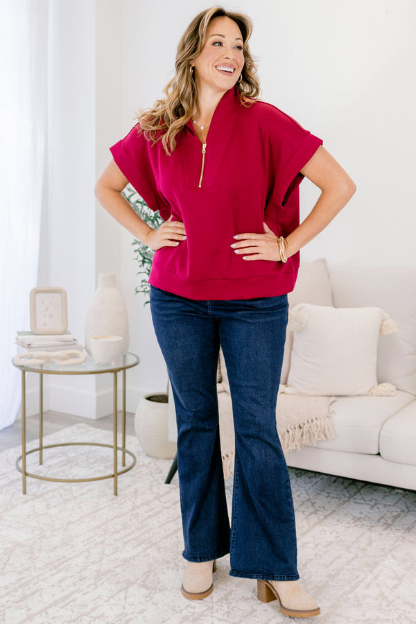 Keepin' It Simple Top, Cabernet