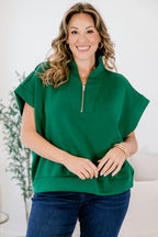 Keepin' It Simple Top, Dark Green