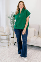 Keepin' It Simple Top, Dark Green